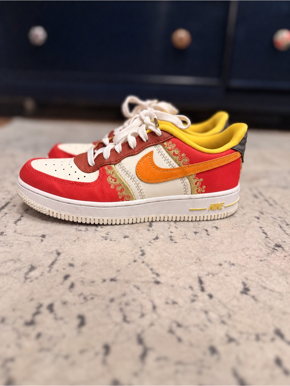 Nike Youth Air Force 1 DV2230 600 Little Accra - Size 3Y